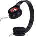 Навушники провідні з мікрофоном Kusen KS-611 120см black/red
