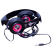 Навушники провідні з мікрофоном Kusen KS-611 120см black/red