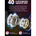 Навушники бездротові Bluetooth WK-30 (12842) RGB LED BT, чорні