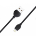 Кабель для зарядки iPhone, iPad та iPod,  AWEI CL-63 Lightning cable 1m Black