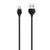 Кабель для зарядки iPhone, iPad та iPod,  AWEI CL-63 Lightning cable 1m Black