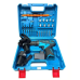 Акумуляторний шуруповерт з двома акумуляторами і набором насадок Tool Set 12V,  1300 мАг в пластиковому кейсі