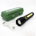 Кишеньковий ліхтар з боковим підсвічуванням BL C72 P50 COB USB зарядка 1000 лм вбудований акумулятор