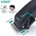 Акумуляторна машинка для стрижки VGR V-683 Чорна з LED дисплеєм