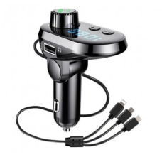 ФМ модулятор Q15-BT ((BLUETOOTH)) (Type-C/V8/Light) HZ