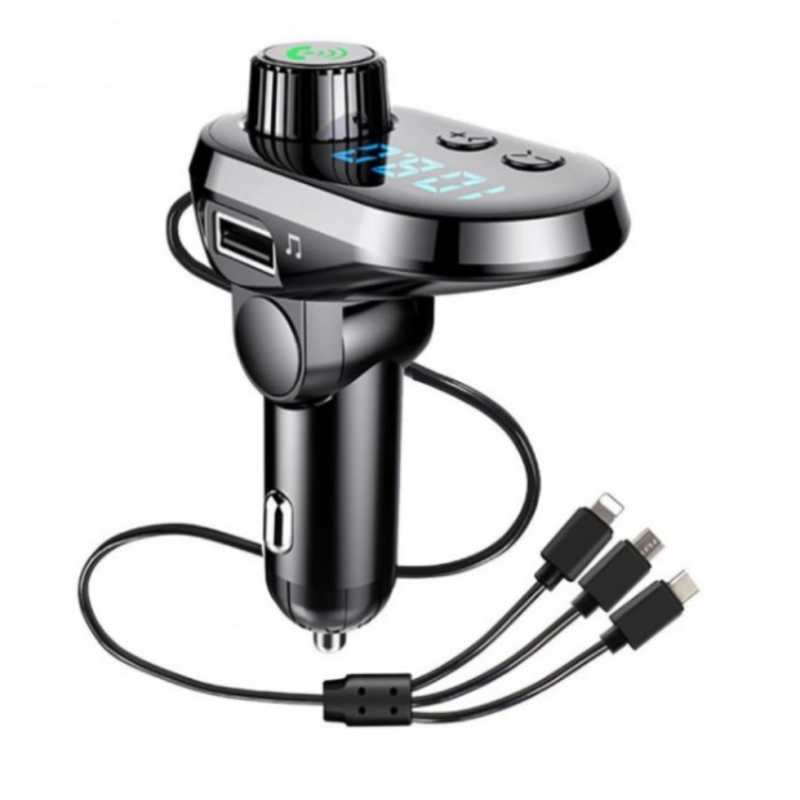 ФМ модулятор Q15-BT ((BLUETOOTH)) (Type-C/V8/Light) HZ