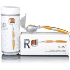 Мезоролер для обличчя Clinicares Treatment Solution ZGTS з титановими голками та позолотою
