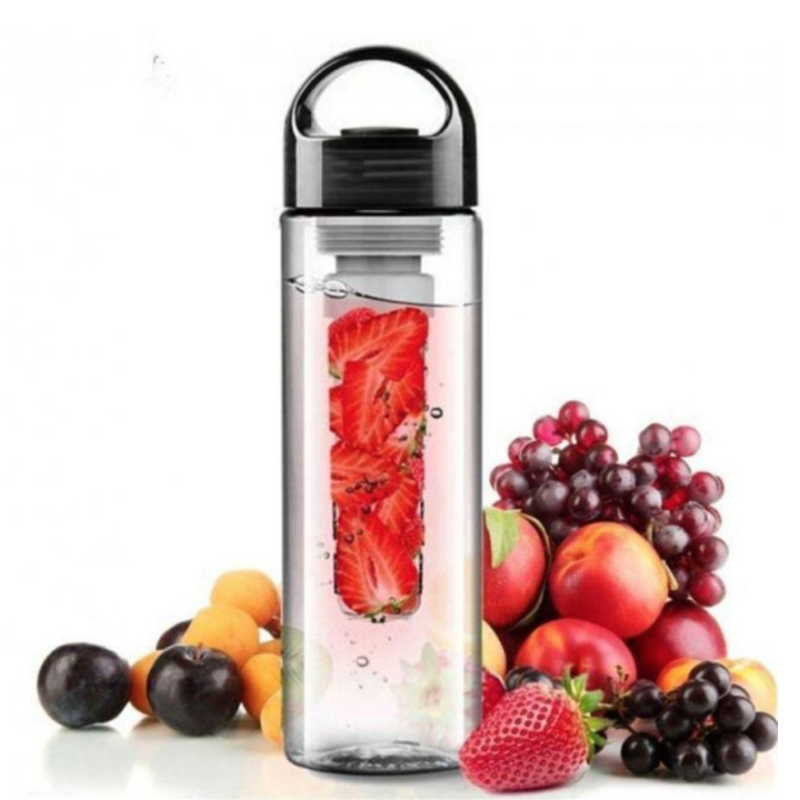 Пляшка для води та напоїв Fruit Bottle з контейнером для фруктів 800 мл/ART-0080