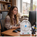 Міні вентилятор настільний mini fan XSFS-01 з акумулятором 18650