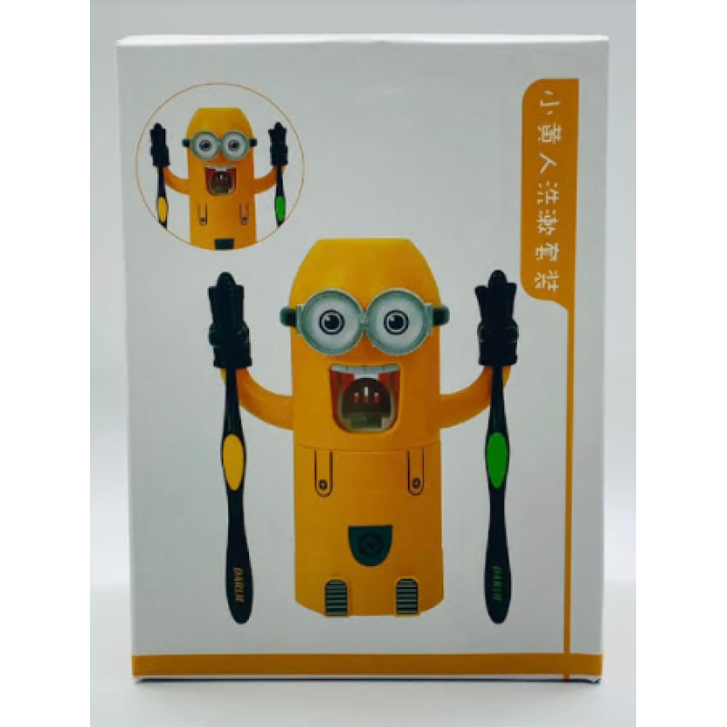 Автоматичний дозатор зубної пасти. Диспенсер з тримачем Міньйон Minion/ART-0618
