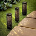 Садовий світильник Garden Light 10 9753 (в комплекті 4 шт), чорний