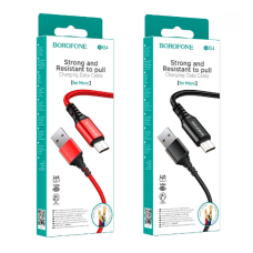 Кабель Micro BOROFONE BX54 Ultra Bright Charging Data Cable for Micro (упакований)