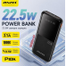 Мобільна батарея павербанк AWEI P10K (10000 mAh, 22.5W), колір чорний, розмір: 145* 69 *16 мм.