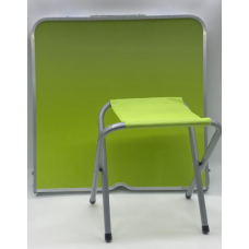 Стіл для пікніка з 4 стільцями Folding Table (60х120 см) зелений