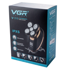 Чоловіча електробритва VGR V316 (5в1/ IPX5/4D)