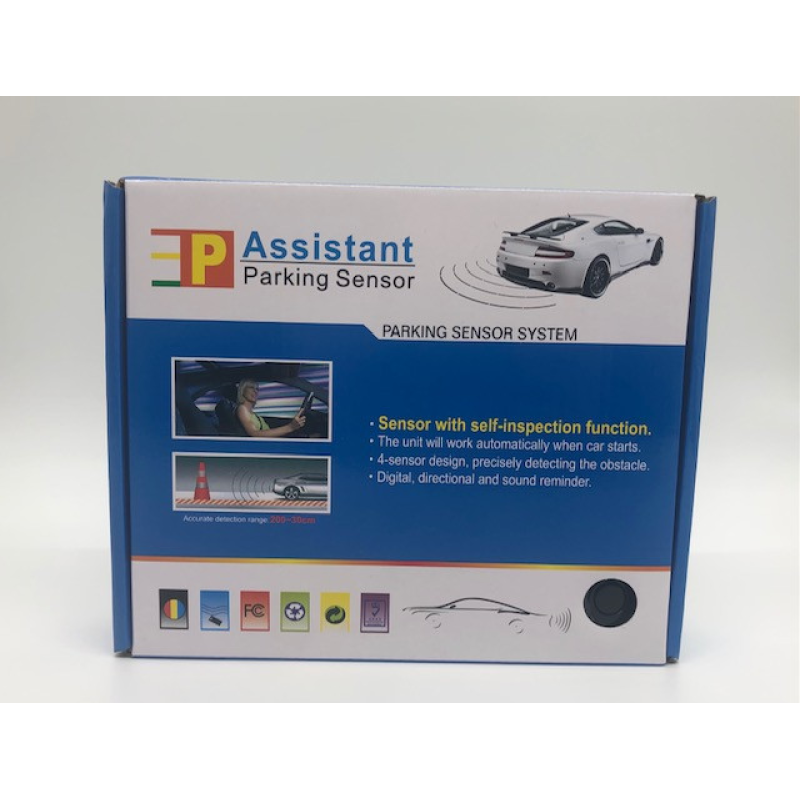 Паркувальна система на 4 датчики паркування паркінг Assistant Parking Sensor Black / ART-0326 Паркувальна система на 4 датчики паркування паркінг Assistant Parking Sensor Black / ART-0326