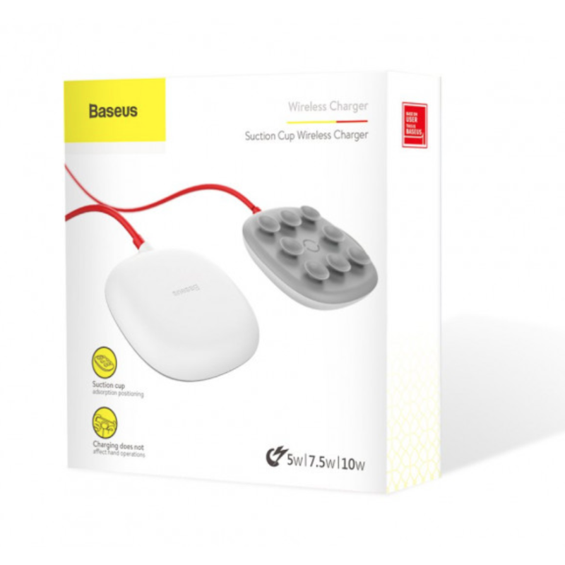 Бездротовий зарядний пристрій BASEUS Suction Cup Wireless Charger Black (WXXP-01)
