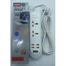 Мережевий подовжувач Anti-Static BKL-08 Power Socket (3-роз“єму/4-USB/3.4A)