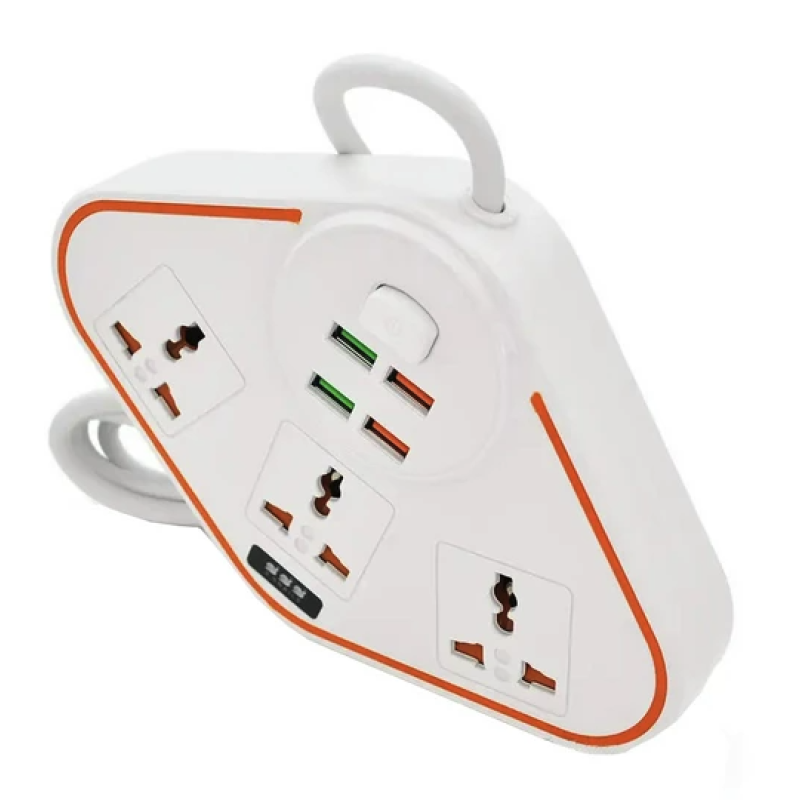 Мережевий подовжувач Anti-Static BKL-07 Power Socket (3-роз“єму/4-USB/3.4A) Мережевий подовжувач Anti-Static BKL-07 Power Socket (3-роз“єму/4-USB/3.4A)