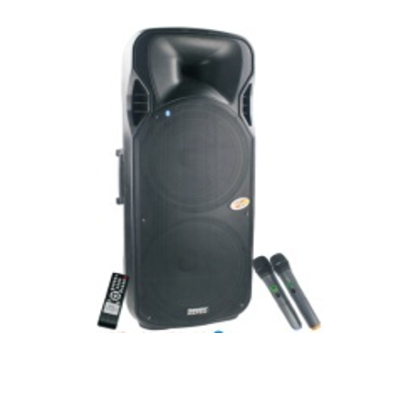 Колонка TEMEISHENG A15-15 (15“дюйм*2 + 10“дюйм*1 пискавки + 2 мікрофони + Дискотека Світло) (1 шт.)