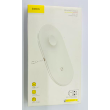 Бездротовий зарядний пристрій BASEUS Wireless Charging Smart White (WX2IN1P20-02)
