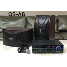 Караоке Система Колонка KIMISO QS-A8 BT (з дротовим мікрофоном) (6.5“BASS/1000W)