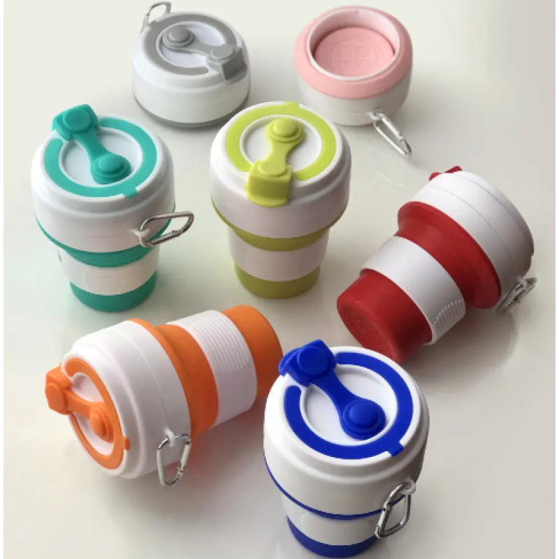 Силікон Складана чашка 350 мл Silicon Folding Cup/668FY51 Силікон Складана чашка 350 мл Silicon Folding Cup/668FY51