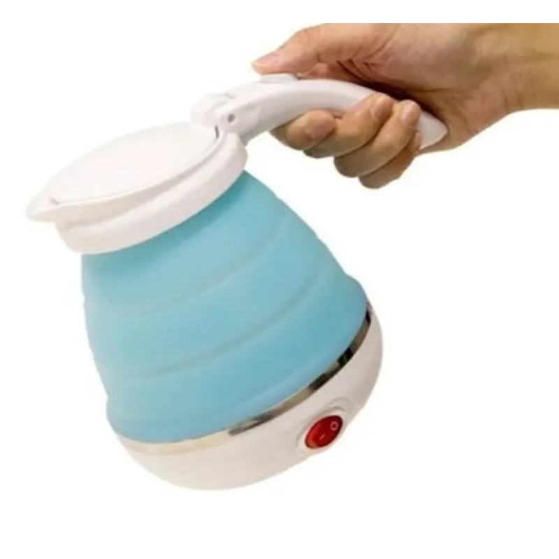Складний електричний силіконовий дорожній чайник 750 мл Silicone Folding Kettle/ART-5012