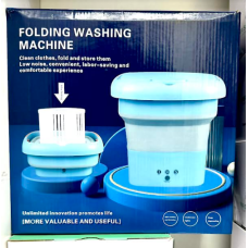 Портативна складана машина 2в1 з відром 10 л Folding Washing Machine/ART-5014