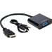 Конвертер HDMI to VGA+audio GT, перетворювач сигналу