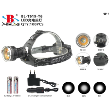 Налобний ліхтарик X-BAIL BL-T619-T6 ((HEAD TORCH)) (120 шт.)