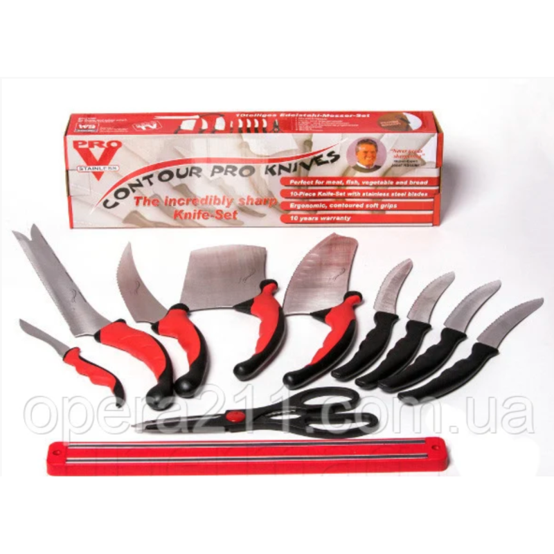 Набір ножів Contour PRO 11PCS ((KNIFE SET))/ART-0201 (20 шт.)