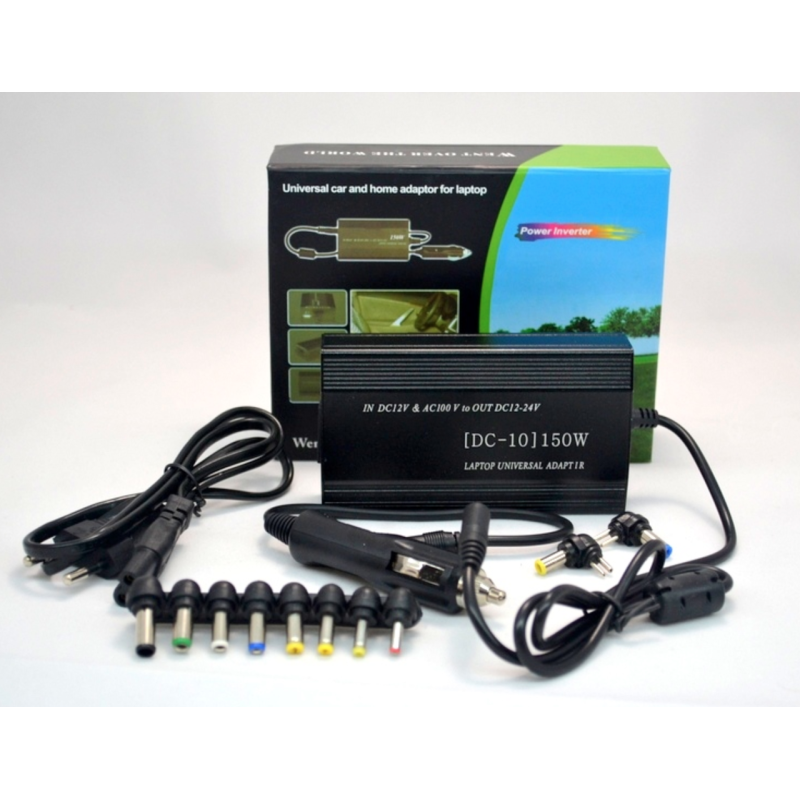 Адаптер для NoteBook Universal 150 W (DC-10) (12В і 220 Вт) Адаптер для NoteBook Universal 150 W (DC-10) (12В і 220 Вт)