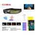 Налобний ліхтарик з червоним світлом COBA CB-689-3 ((HEAD TORCH))