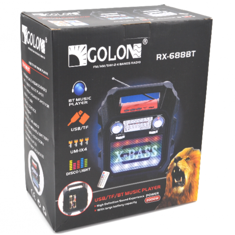 Колонка GOLON RX-699 BT (12 шт.) Колонка GOLON RX-699 BT (12 шт.)