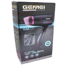 Фен GEMEI GM138 компактний складаний 1200 Вт (40 шт.)