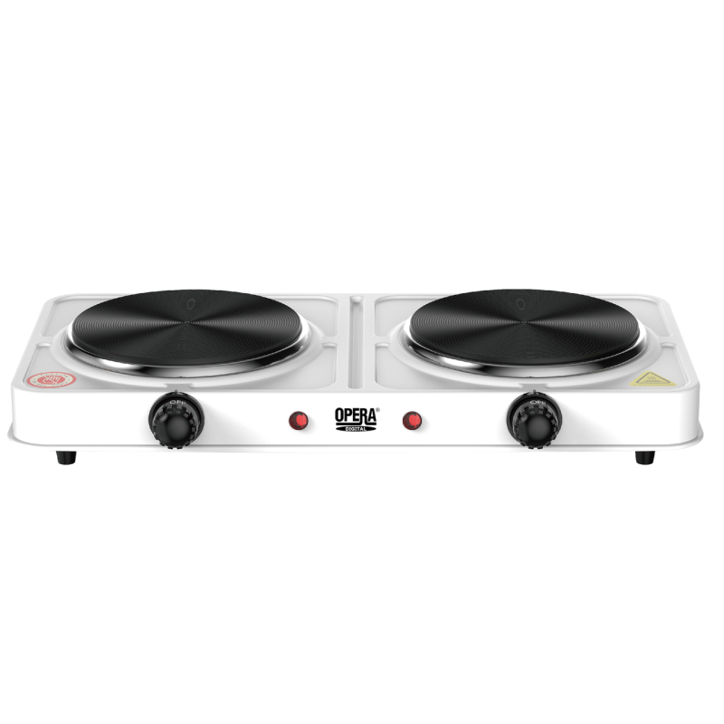 Плита електрична двоконфоркова настільна Hot Plate Opera OP5714 (2000 Вт 220V/50Hz)
