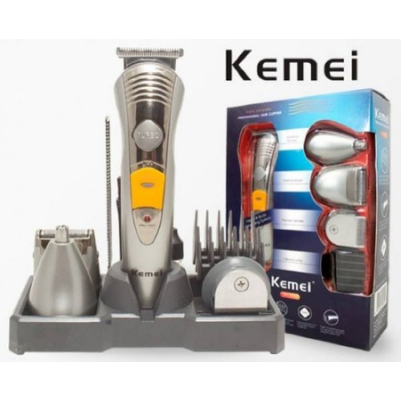 Професійна Машинка для стрижки Kemei KM580A 7в1 (40шт)