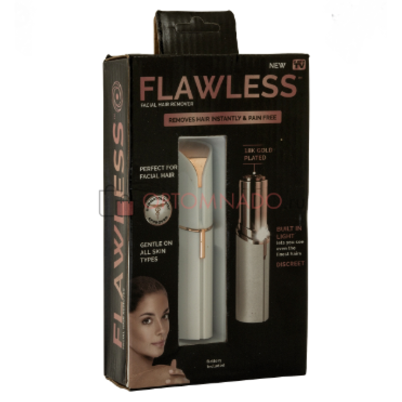 Тример депілятор для видалення волосся на обличчі Flawless/ART-1717 (200шт) Тример депілятор для видалення волосся на обличчі Flawless/ART-1717 (200шт)