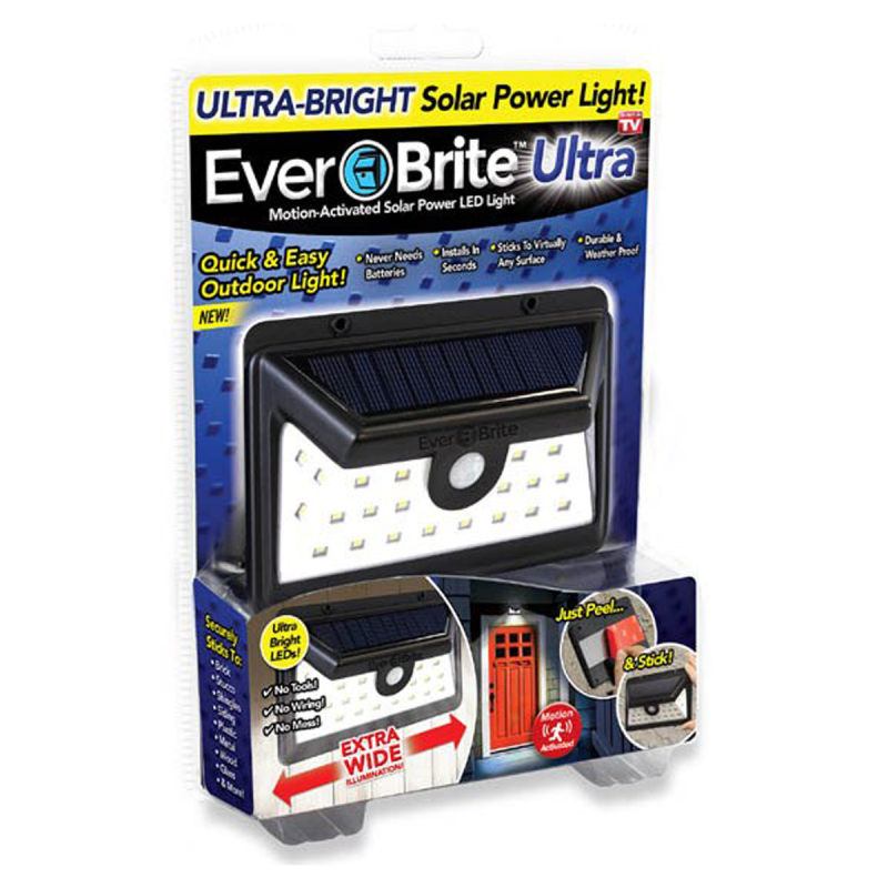 Ліхтарик датчиком руху Сонячна SOLAR EverBrite Ultra / RR217 (80шт)