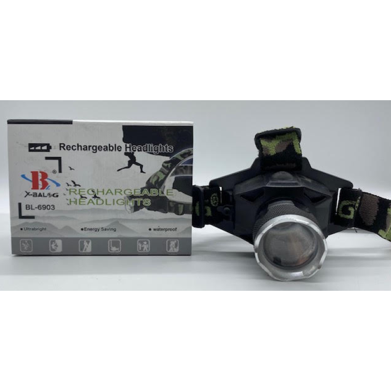 Налобний ліхтарик X-BAIL BL-6903 ((HEAD TORCH)) (120 шт.)