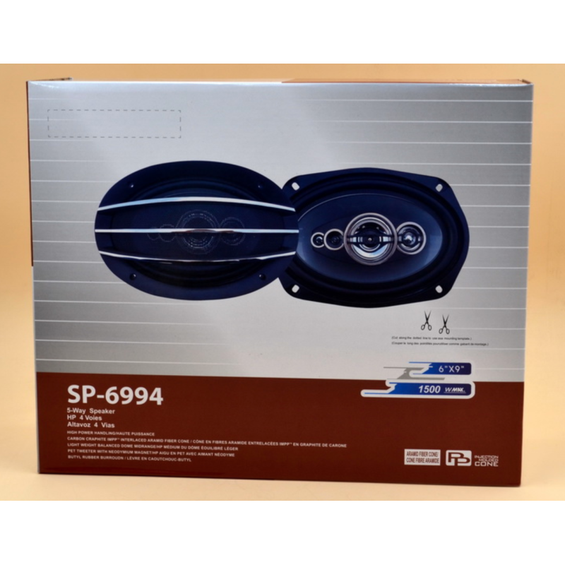Автомобільний динамік 16x23 см SP-6994 3200 W (5 шт.) Автомобільний динамік 16x23 см SP-6994 3200 W (5 шт.)