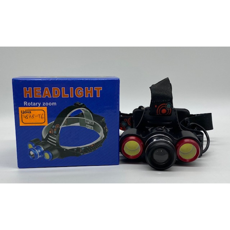Налобний ліхтарик X-BAIL BL-878-T6-COB ((HEAD TORCH)) (120 шт.) Налобний ліхтарик X-BAIL BL-878-T6-COB ((HEAD TORCH)) (120 шт.)