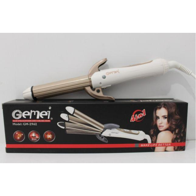 Плойка для волосся Gemei GM2962 з гофре (41) (60шт) Плойка для волосся Gemei GM2962 з гофре (41) (60шт)