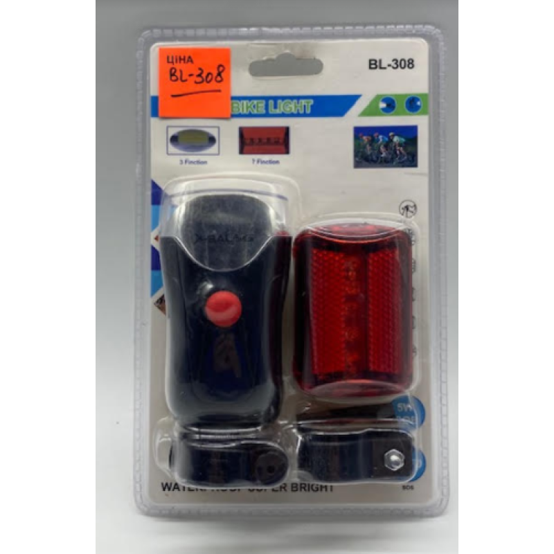 Фонарик X-BAIL BL-308 5W COB ((BIKE LIGHT)) (240шт)