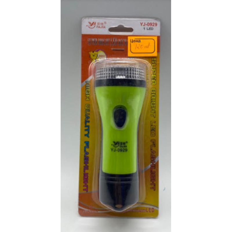 Фонарик (OPERA) YJ0929 1LED (120шт)