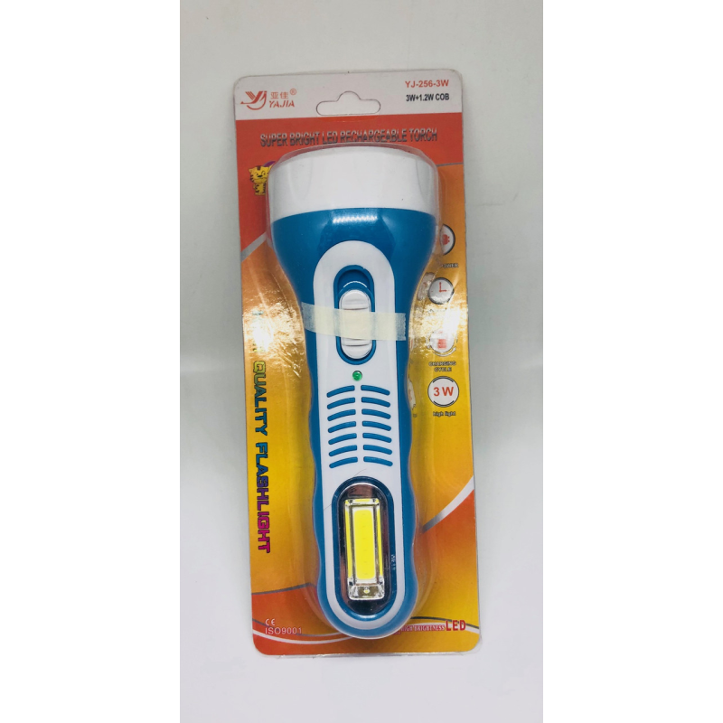 Фонарик (OPERA) YJ256 3W+1.2W COB (100шт)