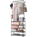 Вішалка для одягу Clothes Rack Up (178*60*26 см/Чорний/5ШАР) / 6013-5