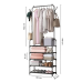 Вішалка для одягу Clothes Rack Up (178*60*26 см/Чорний/5ШАР) / 6013-5