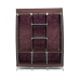 Шафа складана тканинна Storage Wardrobe 88130 13-Трубка (тільки коричневий 130*45*175 cм)